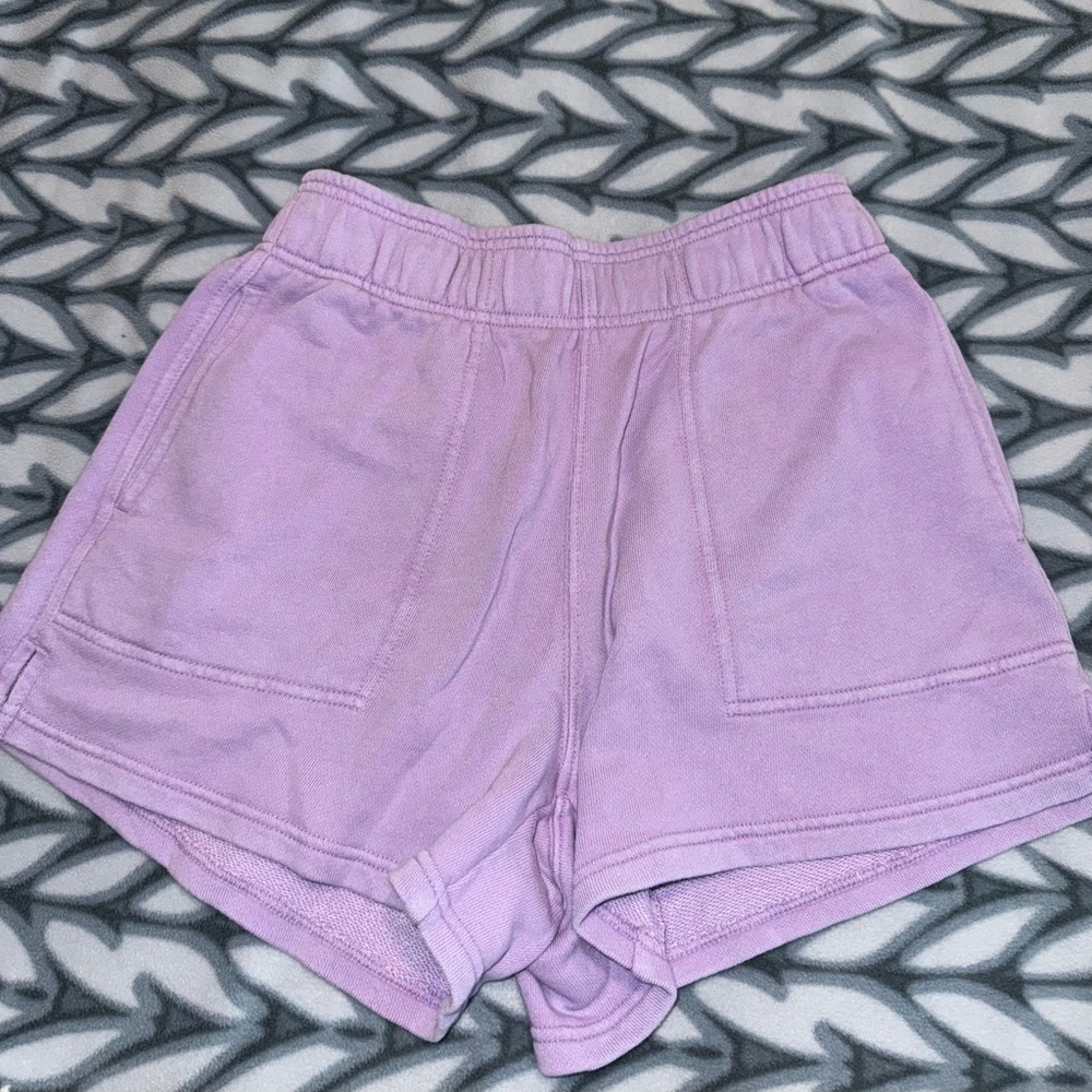 Purple aerie shorts
